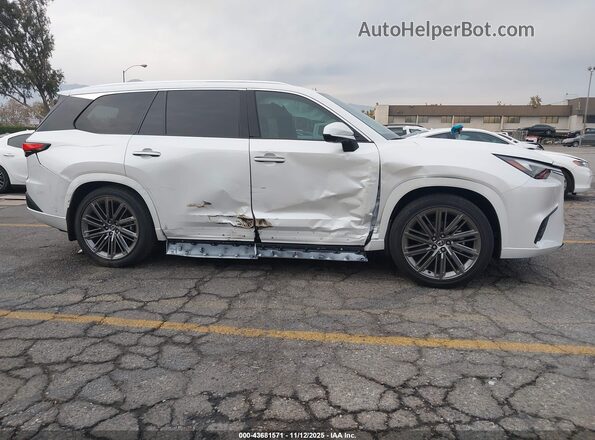 5TDAAAB68SS043428 2025 LEXUS TX 350 White Vista interior trasera