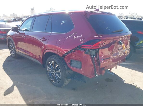 5TDADAB51SS024735 2025 TOYOTA HIGHLANDER HYBRID Красный Задняя левая четверть