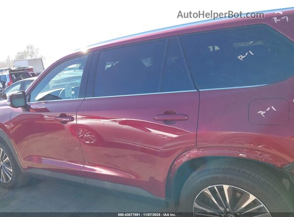 5TDADAB51SS024735 2025 TOYOTA HIGHLANDER HYBRID Красный 