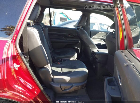 5TDADAB51SS024735 2025 TOYOTA HIGHLANDER HYBRID Красный Вид наклейки с VIN-кодом