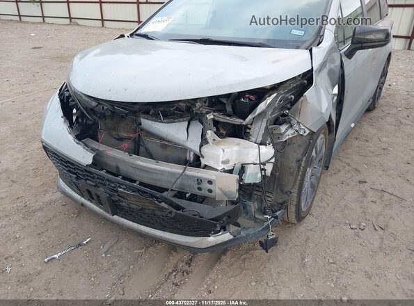 5TDDRKEC4SS237449 2025 TOYOTA SIENNA Silver წინა ხედი