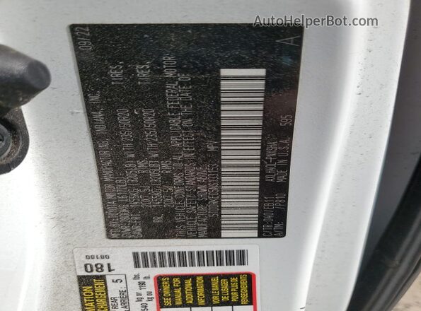 5TDDRKEC5NS133153 2022 TOYOTA SIENNA Белый Вид наклейки с VIN-кодом