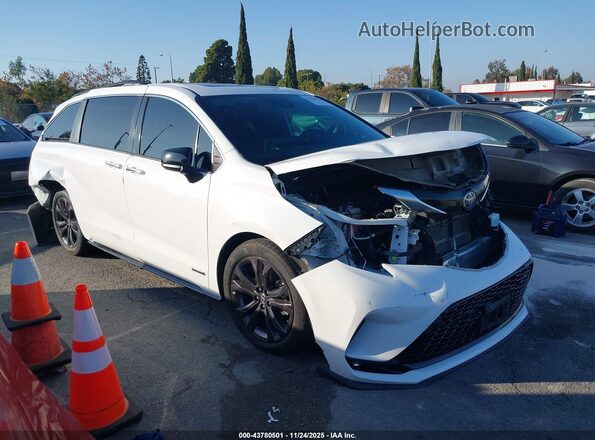 5TDDRKEC8MS016097 2021 TOYOTA SIENNA White Передня права чверть