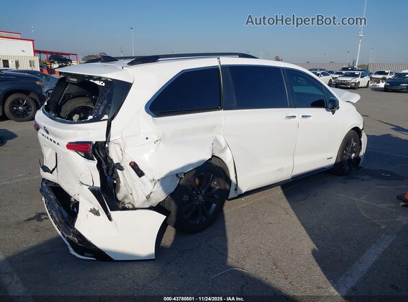 5TDDRKEC8MS016097 2021 TOYOTA SIENNA White Задня права чверть