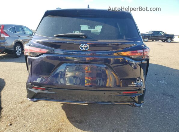 5TDDSKFC0MS019322 2021 TOYOTA SIENNA Blue Vista trasera