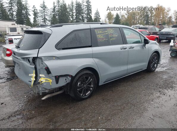 5TDDSKFC2SS171129 2025 TOYOTA SIENNA Light Blue Задняя правая четверть