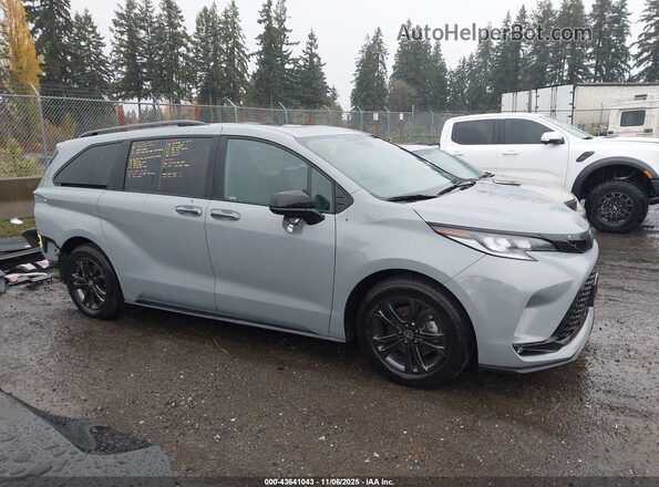 5TDDSKFC2SS171129 2025 TOYOTA SIENNA Light Blue Панорамный вид салона 360°