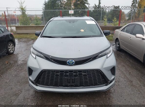 5TDDSKFC2SS171129 2025 TOYOTA SIENNA Light Blue Вид задней части салона