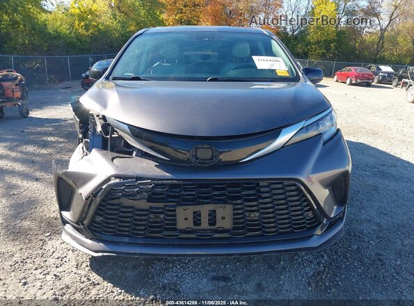 5TDDSKFCXMS014516 2021 TOYOTA SIENNA Gray Սալոնի հետևի տեսք