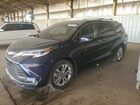 2022 Toyota Sienna Limited Blue vin: 5TDERKEC1NS126303