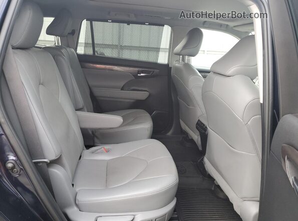 5TDFZRBH5NS210461 2022 TOYOTA HIGHLANDER Синий Вид задней части салона