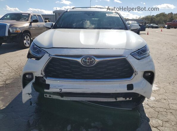 5TDFZRBH8LS021879 2020 TOYOTA HIGHLANDER Белый Вид спереди
