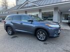 2018 Toyota Highlander Hybrid Blue vin: 5TDJGRFH1JS037638