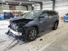 2018 Toyota Highlander Hybrid Blue vin: 5TDJGRFH7JS044674