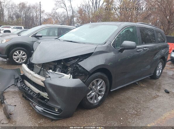 5TDJRKEC4SS225868 2025 TOYOTA LE Серый Передняя левая четверть