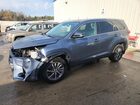 2018 Toyota Highlander Se Blue vin: 5TDJZRFH3JS486796