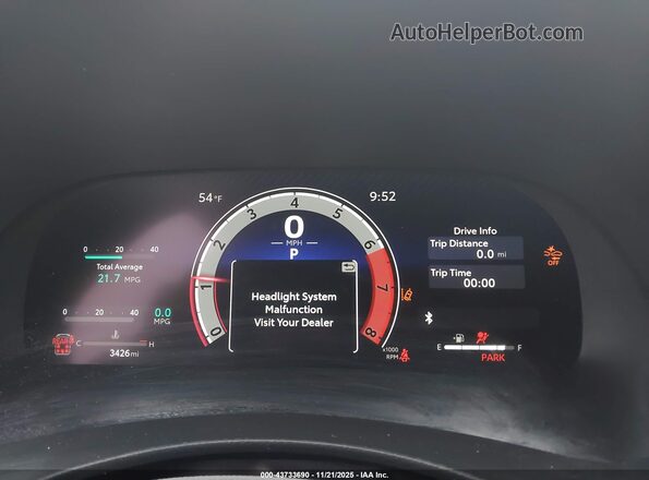 5TDKDRBHXSS594472 2025 TOYOTA HIGHLANDER Белый Вид задних сидений