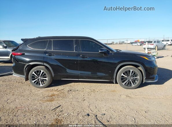 5TDLZRAH1MS071920 2021 TOYOTA HIGHLANDER Черный Панорамный вид салона 360°