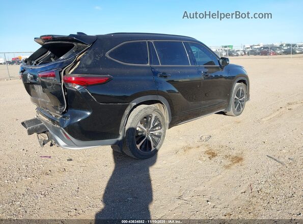 5TDLZRAH1MS071920 2021 TOYOTA HIGHLANDER Черный Задняя правая четверть