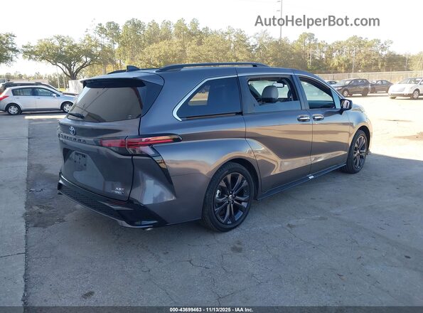 5TDXRKEC4NS133285 2022 TOYOTA SIENNA Серый Задняя правая четверть