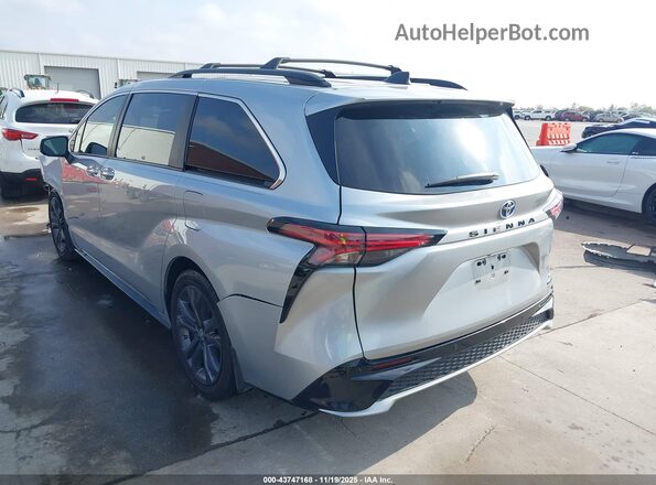 5TDXRKEC7NS112866 2022 TOYOTA SIENNA Серебряный Задняя левая четверть