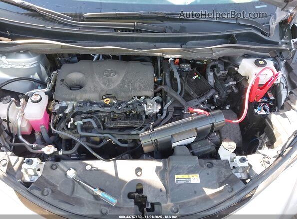5TDXRKECXPS156623 2023 TOYOTA SIENNA Серебряный Вид подкапотного пространства