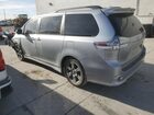 2018 Toyota Sienna Se Silver vin: 5TDXZ3DC7JS927358