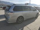 2018 Toyota Sienna Se Silver vin: 5TDXZ3DC7JS927358