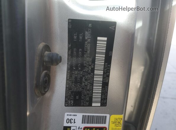 5TDXZ3DC7JS927358 2018 TOYOTA SIENNA Silver Vista interior de 360 grados