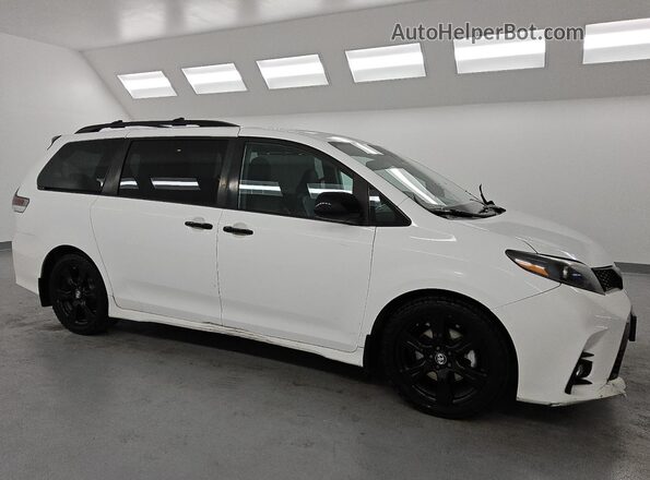 5TDXZ3DC8LS048101 2020 TOYOTA SIENNA White Delantero derecho
