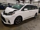 2020 Toyota Sienna Se White vin: 5TDXZ3DCXLS025046