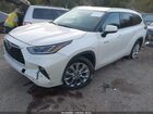 2021 Toyota Highlander Hybrid Limited White vin: 5TDYARAHXMS006576
