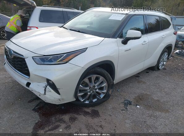 5TDYARAHXMS006576 2021 TOYOTA LIMITED White Vista tres cuartos delantera izquierda