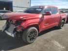 2023 Toyota Tundra Crewmax Limited Red vin: 5TFJC5DBXPX040026