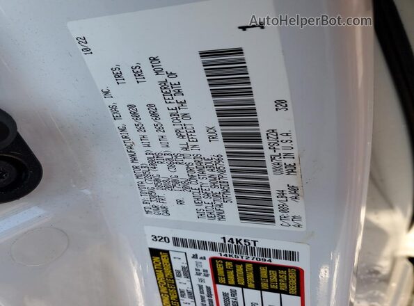 5TFMA5DB7PX057966 2023 TOYOTA TUNDRA White Widok komory silnika