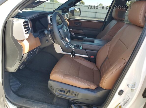 5TFMC5DB7SX108949 2025 TOYOTA TUNDRA White Vista interior delantera