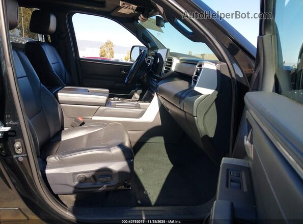 5TFNA5DB2PX075215 2023 TOYOTA TUNDRA Black Front interior view