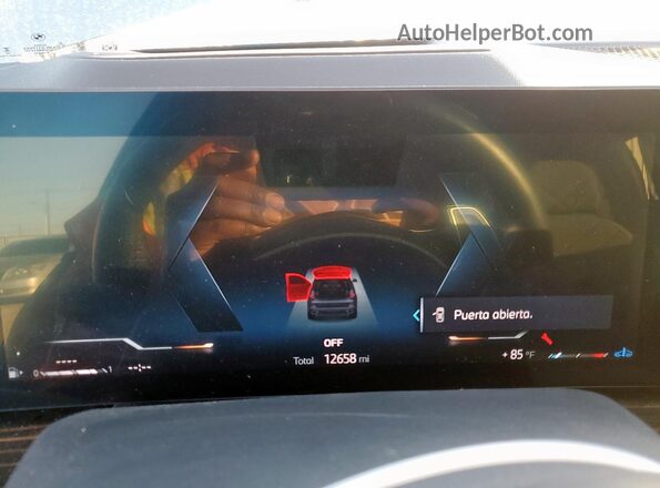 5UX23EM00S9W65176 2025 BMW X7 Silver Вид щитка приладів