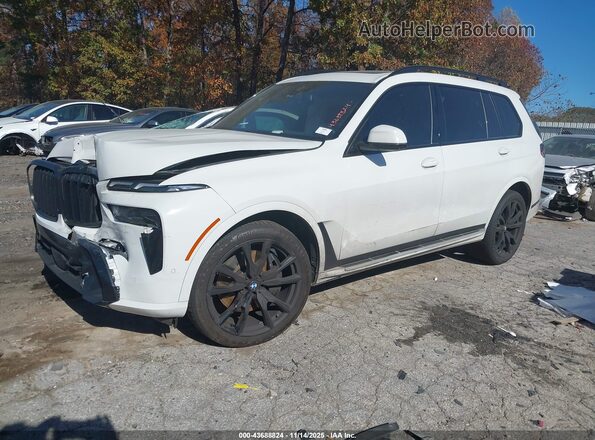5UX23EM01P9N95968 2023 BMW X7 White წინა მარცხენა ხედი სამი მეოთხედიდან