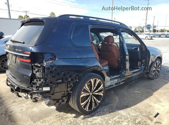 5UX23EM01S9Z52526 2025 BMW X7 Черный Задняя правая четверть