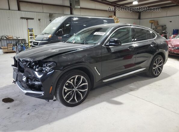 5UX2V1C02M9F43235 2021 BMW X4 Черный Передняя левая четверть
