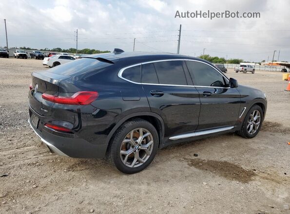 5UX2V1C07M9H76334 2021 BMW X4 Черный Задняя правая четверть