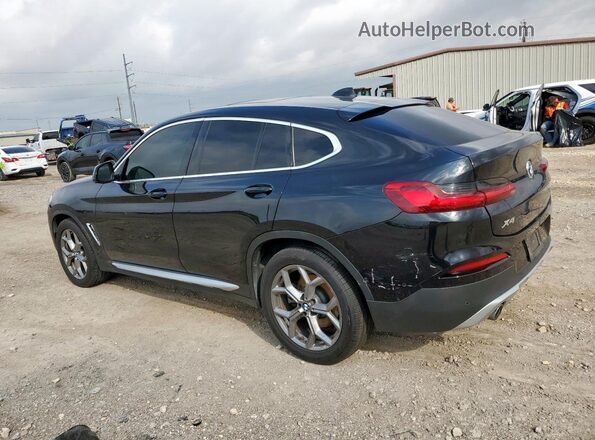 5UX2V1C07M9H76334 2021 BMW X4 Черный Задняя левая четверть