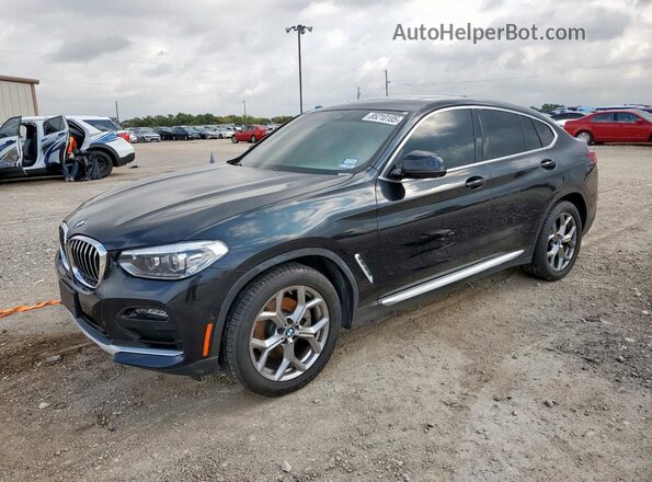 5UX2V1C07M9H76334 2021 BMW X4 Черный Передняя левая четверть