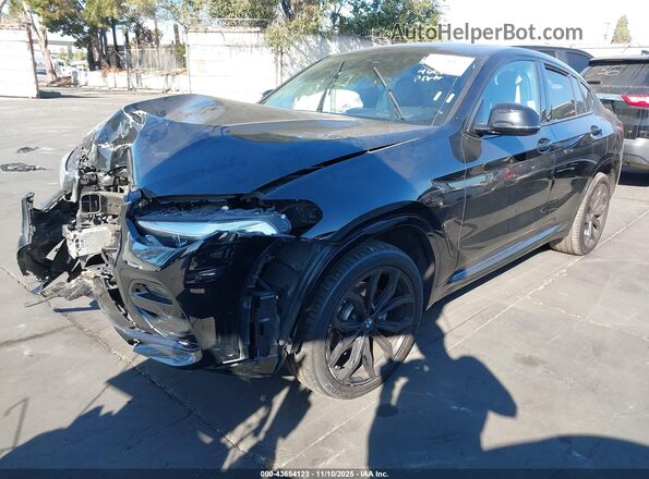 5UX2V1C0XM9E46199 2021 BMW X4 Черный Передняя левая четверть