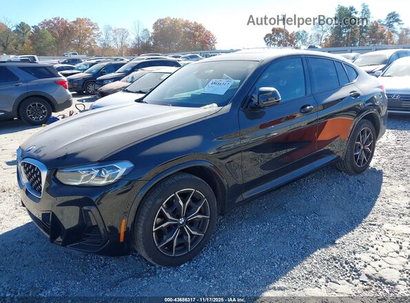5UX33DT01P9P53175 2023 BMW X4 Черный Передняя левая четверть