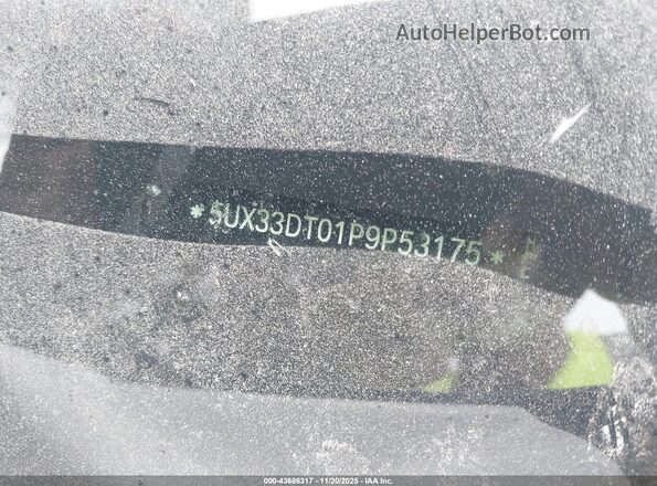 5UX33DT01P9P53175 2023 BMW X4 Черный Вид подкапотного пространства