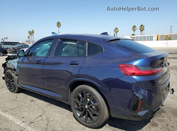 5UX33DT04P9S48196 2023 BMW X4 Синий Задняя левая четверть