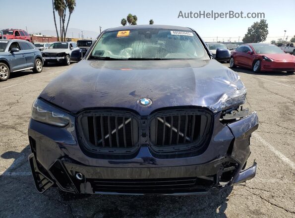 5UX33DT04P9S48196 2023 BMW X4 Синий Вид спереди