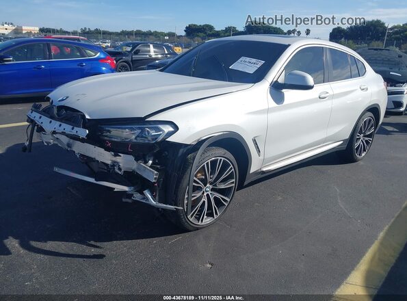 5UX33DT08N9K21080 2022 BMW X4 Белый Передняя левая четверть